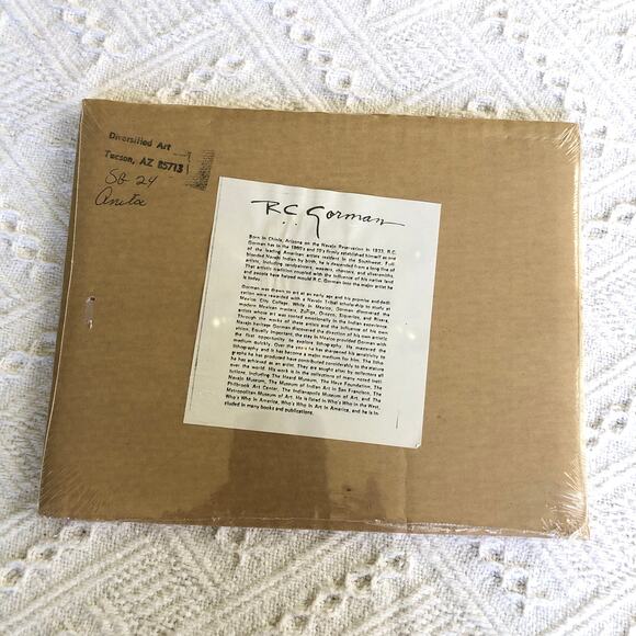 R.C. Gorman “Anita” Navajo Woman 8x10 Matted Art Print New Sealed Southwest - Picture 3 of 7